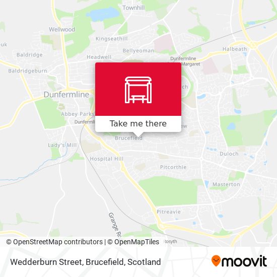 Wedderburn Street, Brucefield map