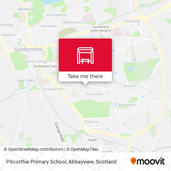 Pitcorthie Primary School, Abbeyview map