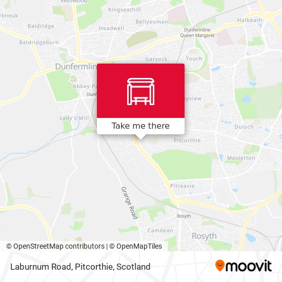 Laburnum Road, Pitcorthie map