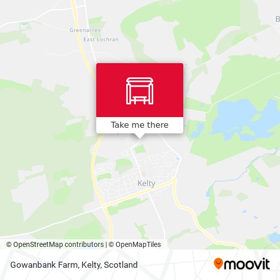 Gowanbank Farm, Kelty map