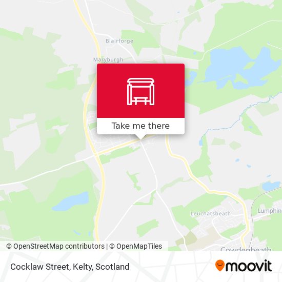 Cocklaw Street, Kelty map