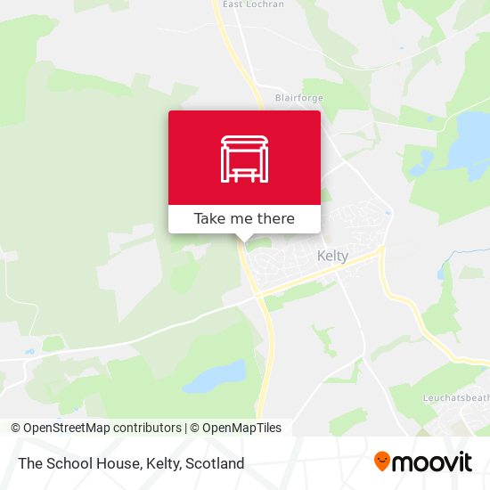 The School House, Kelty map