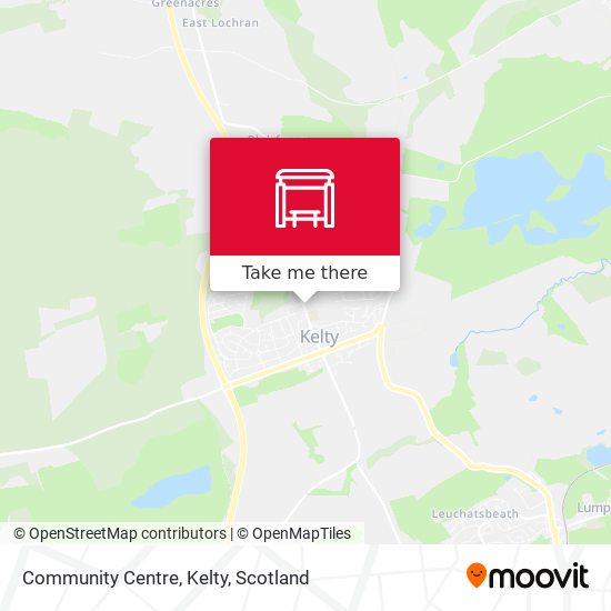 Community Centre, Kelty map