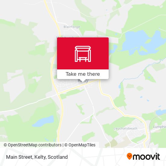 Main Street, Kelty map