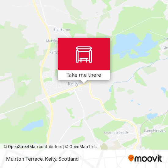 Muirton Terrace, Kelty map