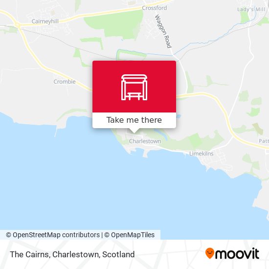 The Cairns, Charlestown map