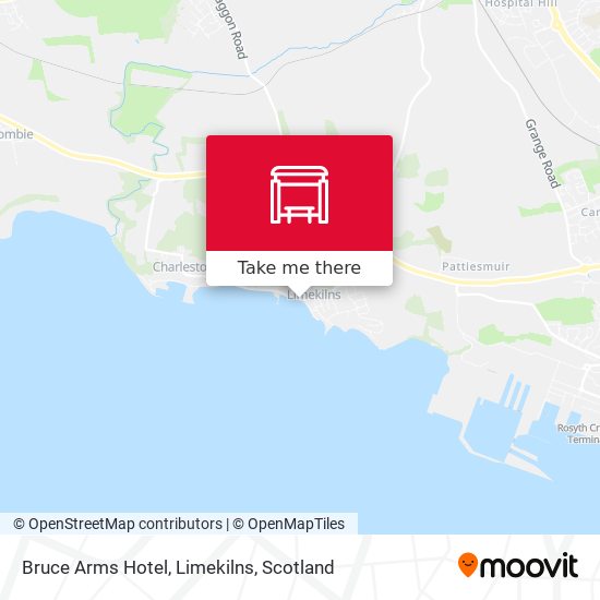 Bruce Arms Hotel, Limekilns map
