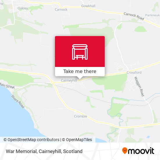 War Memorial, Cairneyhill map