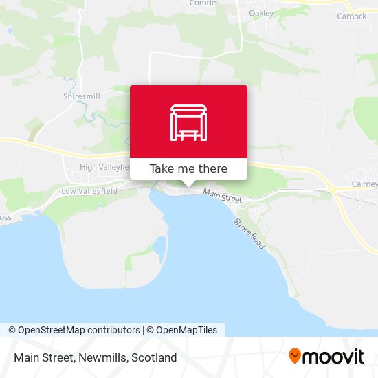 Main Street, Newmills map