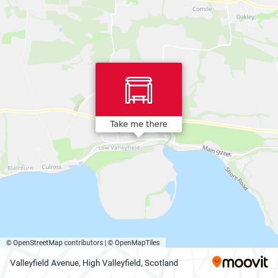 Valleyfield Avenue, High Valleyfield map