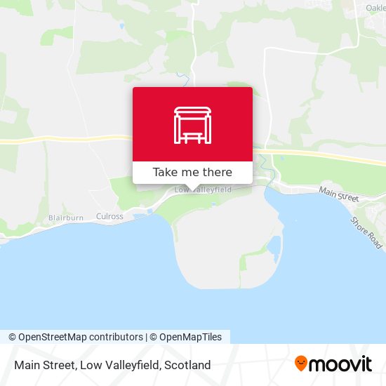 Main Street, Low Valleyfield map