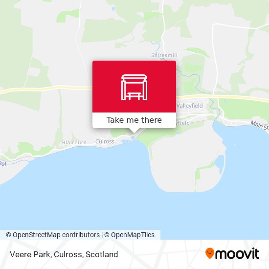 Veere Park, Culross map