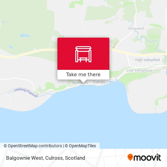 Balgownie West, Culross map
