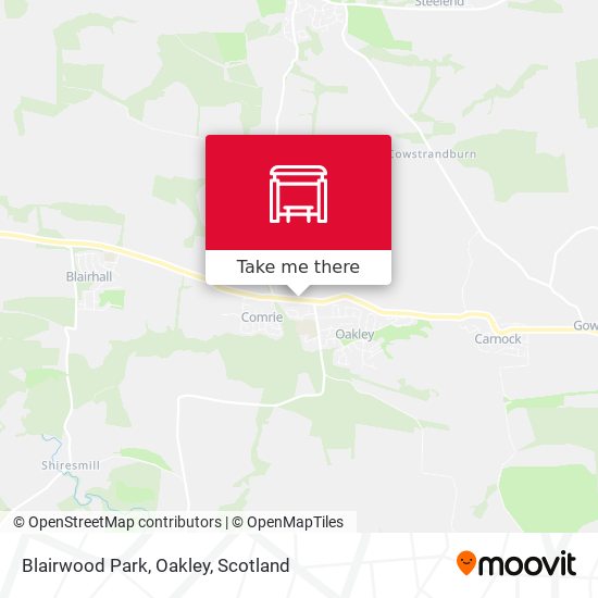 Blairwood Park, Oakley map