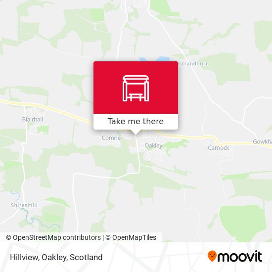 Hillview, Oakley map
