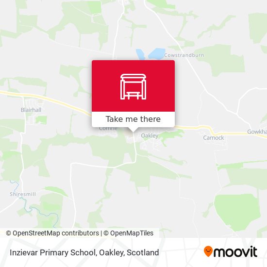 Inzievar Primary School, Oakley map