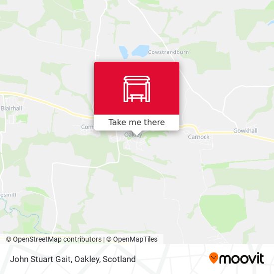 John Stuart Gait, Oakley map