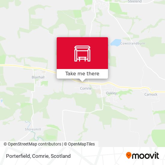 Porterfield, Comrie map
