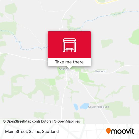 Main Street, Saline map