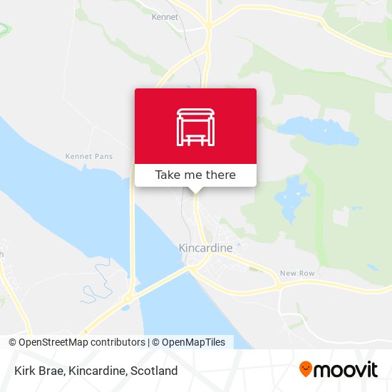 Kirk Brae, Kincardine map