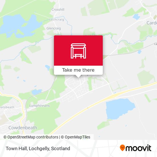 Town Hall, Lochgelly map