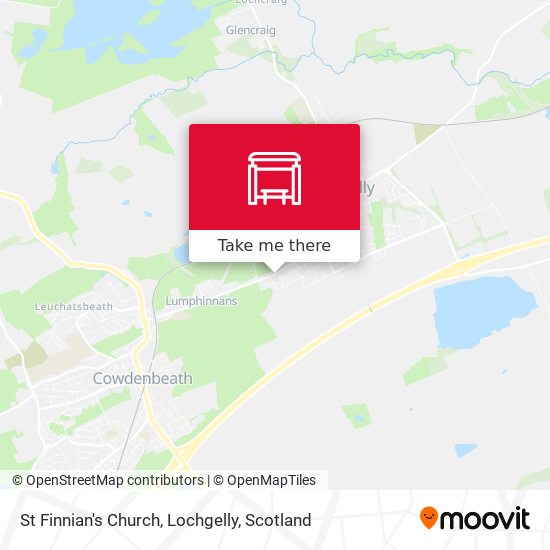 St Finnian's Church, Lochgelly map