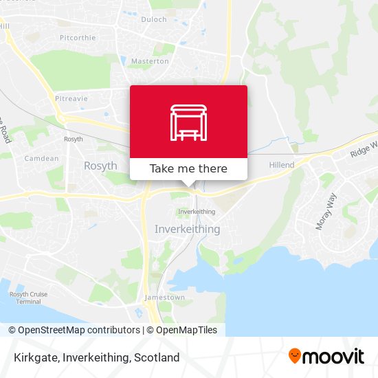 Kirkgate, Inverkeithing map