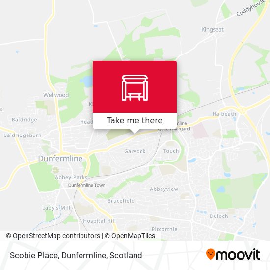 Scobie Place, Dunfermline map