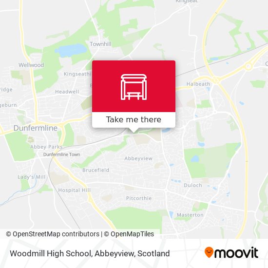 Woodmill High School, Abbeyview map