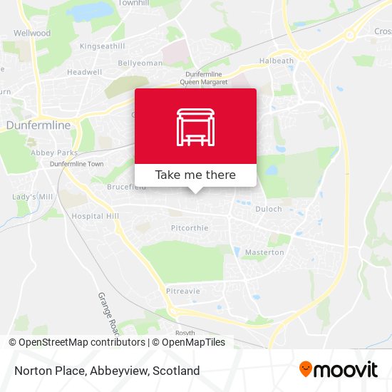 Norton Place, Abbeyview map