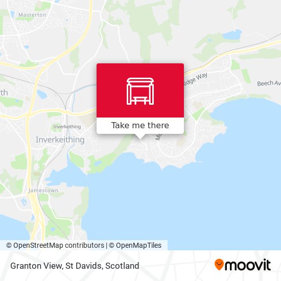 Granton View, St Davids map