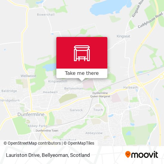 Lauriston Drive, Bellyeoman map