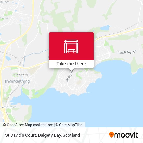 St David's Court, Dalgety Bay map