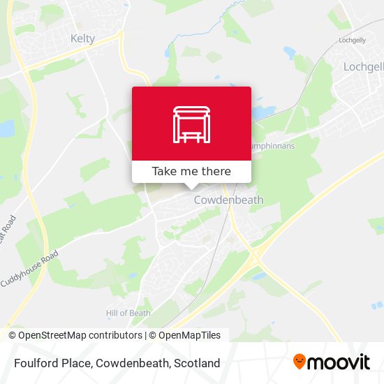 Foulford Place, Cowdenbeath map