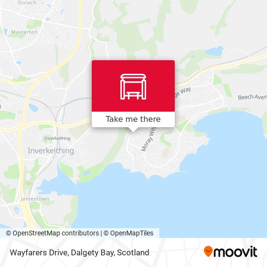 Wayfarers Drive, Dalgety Bay map