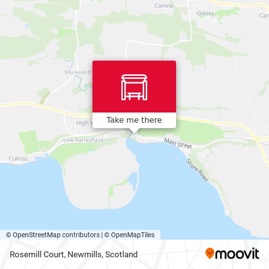Rosemill Court, Newmills map