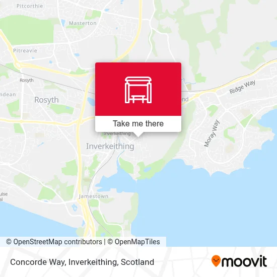 Concorde Way, Inverkeithing map