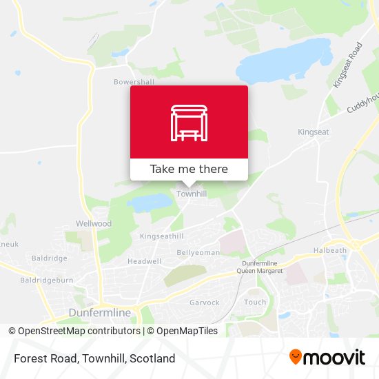 Forest Road, Townhill map