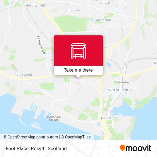 Foot Place, Rosyth map