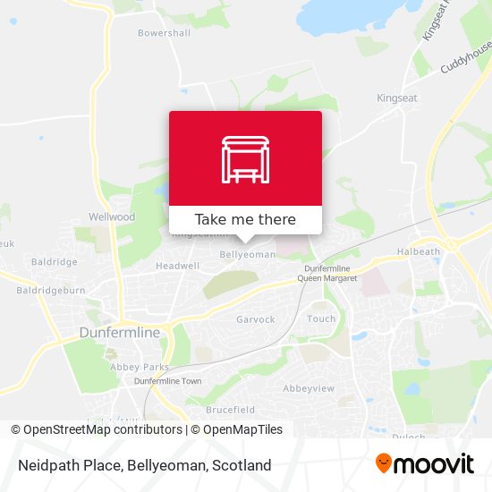 Neidpath Place, Bellyeoman map