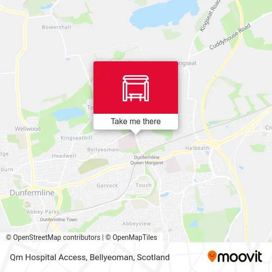 Qm Hospital Access, Bellyeoman map