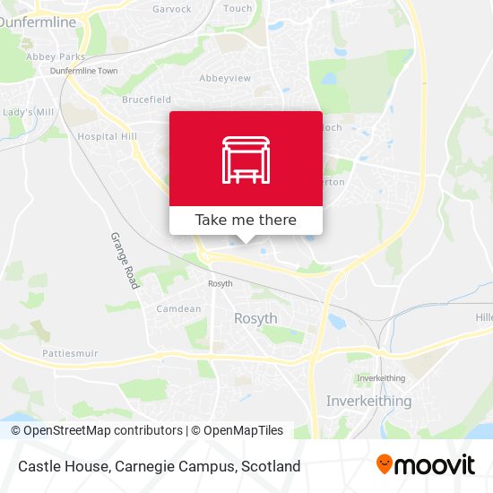 Castle House, Carnegie Campus map