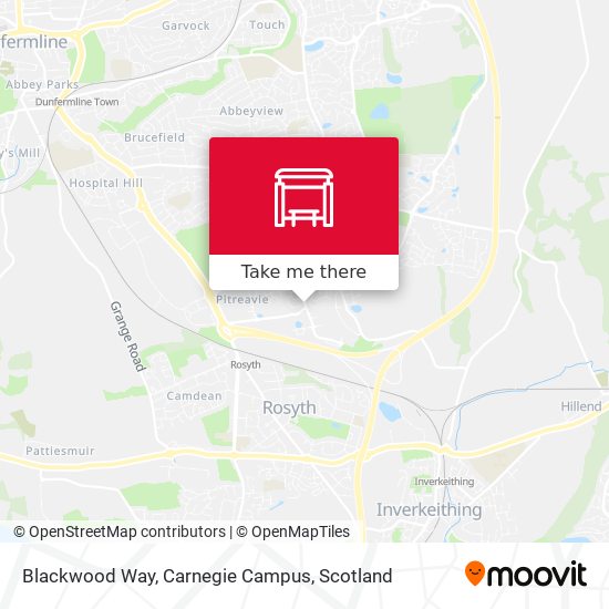 Blackwood Way, Carnegie Campus map