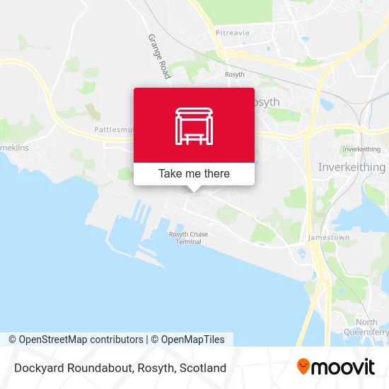 Dockyard Roundabout, Rosyth map