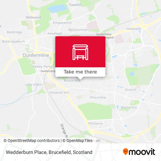 Wedderburn Place, Brucefield map