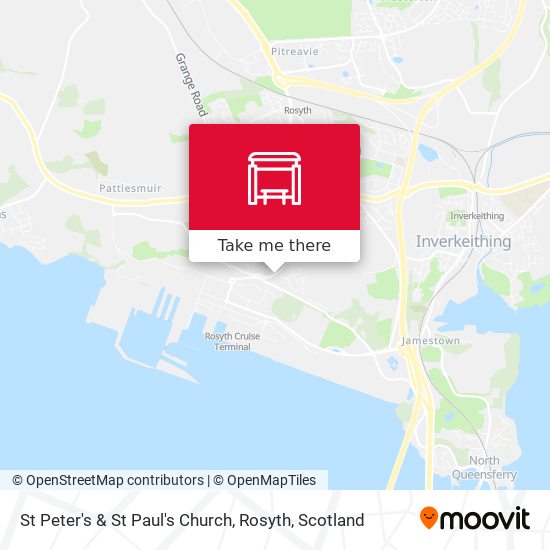St Peter's & St Paul's Church, Rosyth map