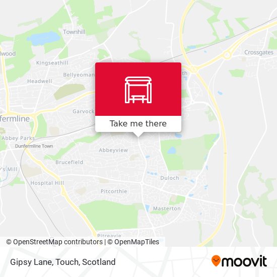 Gipsy Lane, Touch map