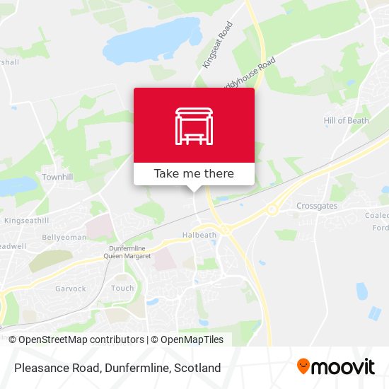 Pleasance Road, Dunfermline map