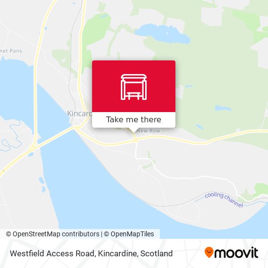 Westfield Access Road, Kincardine map