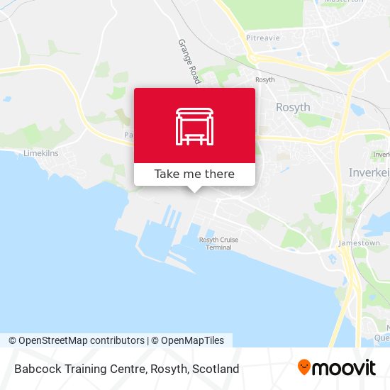 Babcock Training Centre, Rosyth map